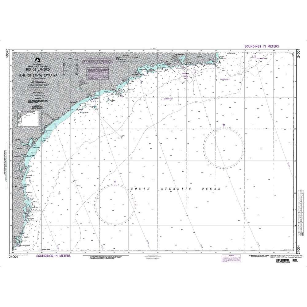 Paradise Clay NGA_24004 NGA Chart R. de Janeiro to I. de Sta. Catarina
