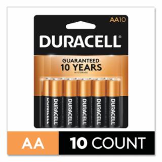 DURACELL MN1500B10Z Aa Size 10 Pack Alkalinebattery Copper Top (10 EA)