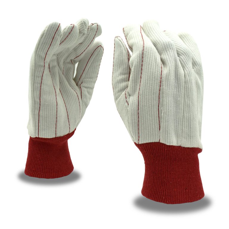 Cordova Safety 2435CDR Canvas, Knit Wrist, Corded, Double Palm