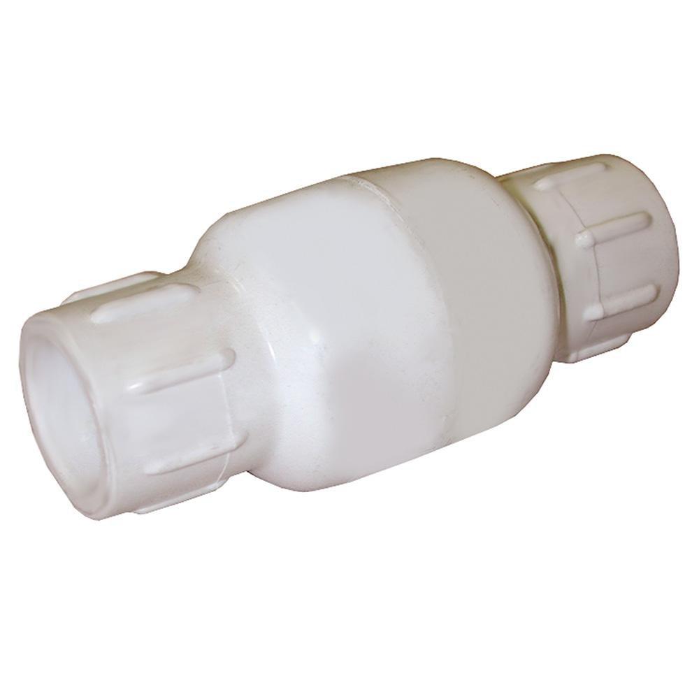 Jones Stephens C30200 2" Slip PVC In-line Check Valve