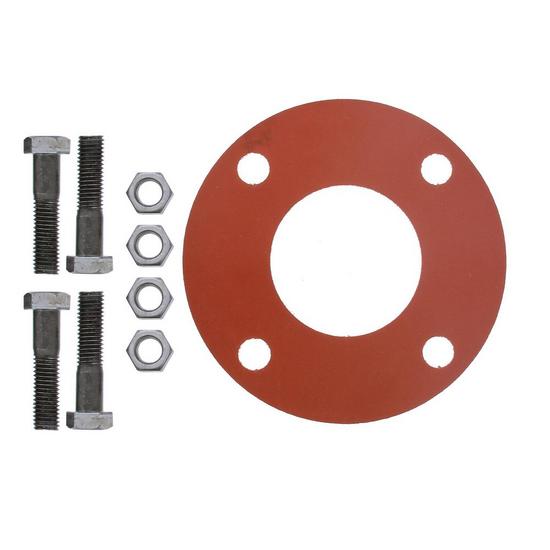 Jones Stephens G51103 3" Red Rubber Full Face Gasket Kit, 5/8" x 3" Bolt Size