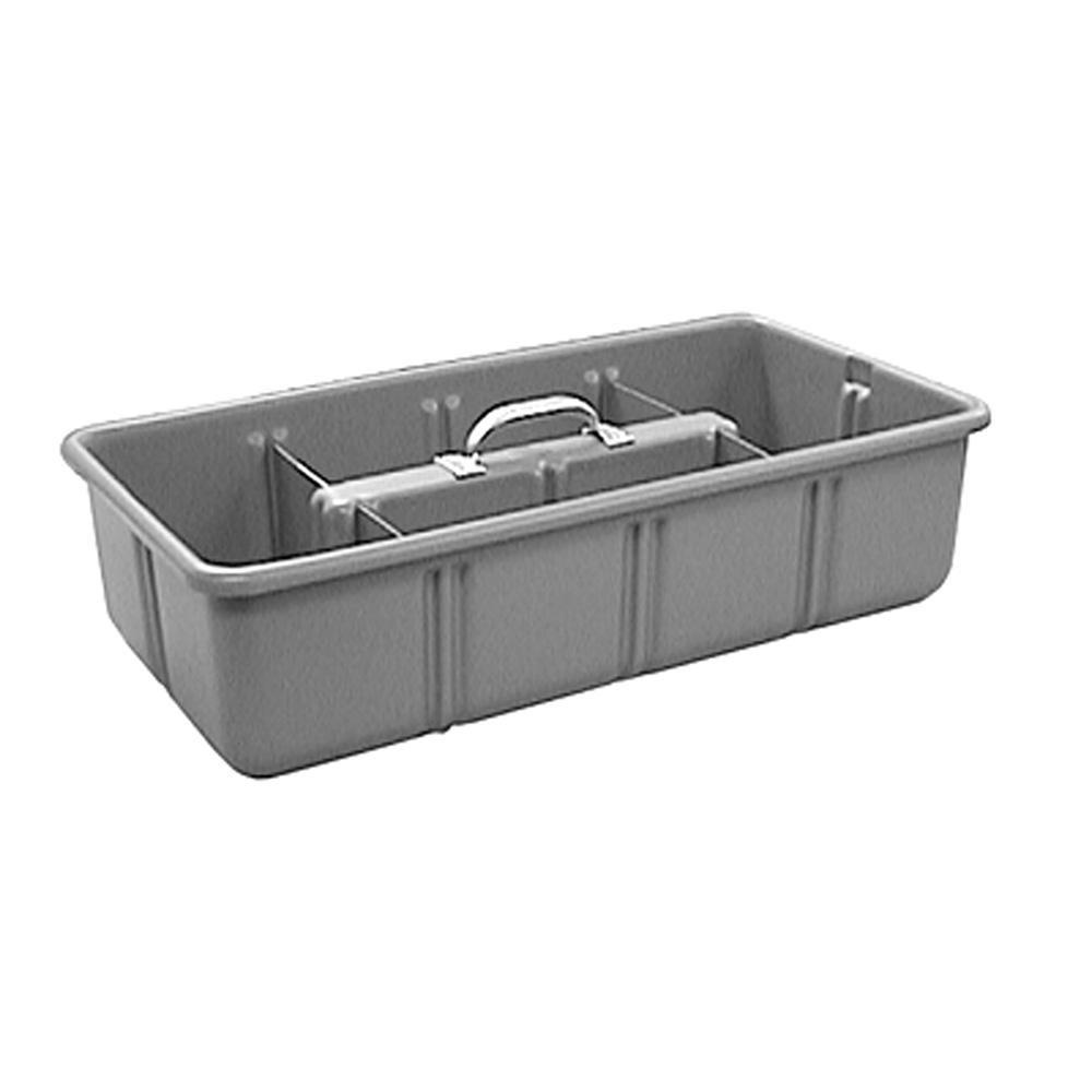 Jones Stephens T60121 Tool Tote Tray, 12" x 24" x 6" with 6 Dividers