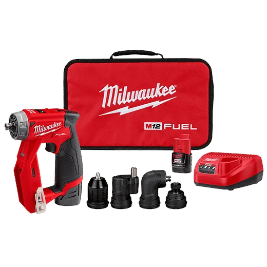 Milwaukee Tool 2505-22 M12 FUEL™ Installation Drill/Driver Kit, 1 KT