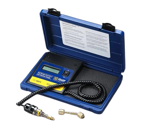 Yellow Jacket 69075 SuperEvac® LCD vacuum gauge full range complete in case