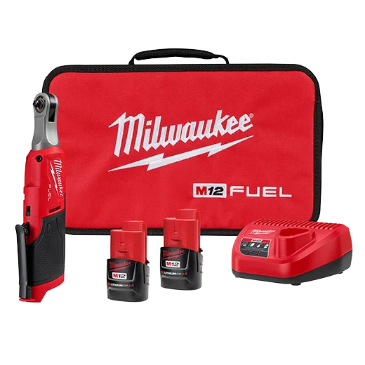 Milwaukee Tool 2566-22 M12 FUEL™ 1/4" High Speed Ratchet Kit, 1 EA