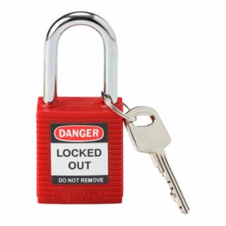BRADY® 99552 Brady Safety Padlocks Red