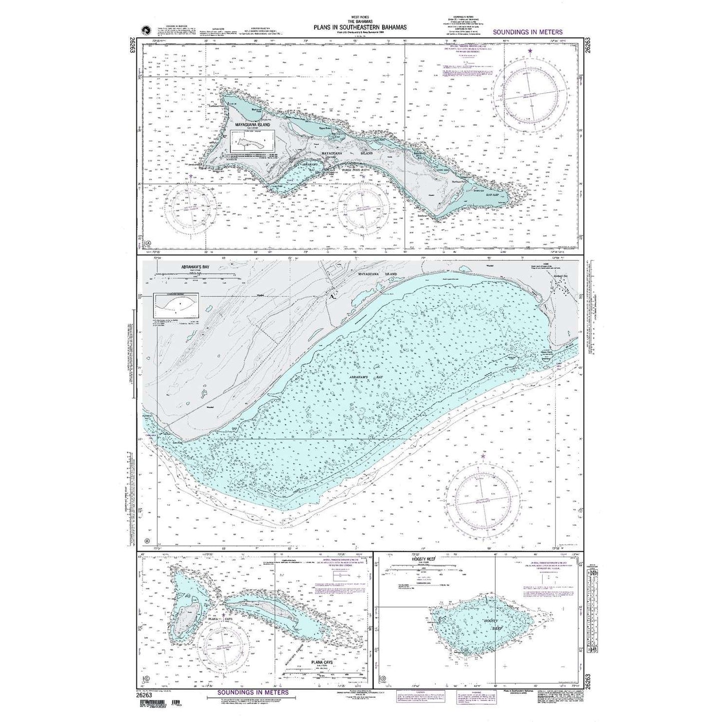 Paradise Clay NGA_26263 NGA Chart Mayaguana Island