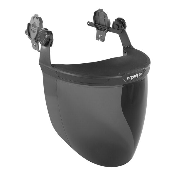 Ergodyne 60244 Skullerz 8994 Anti-Scratch & Anti-Fog Hard Hat Face Shield with Adapter for Cap-Style & Safety Helmet