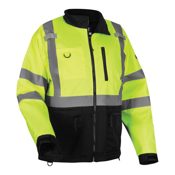 Ergodyne 23424 GloWear 8351 Hi-Vis Windbreaker Water-Resistant Jacket - Type R, Class 3
