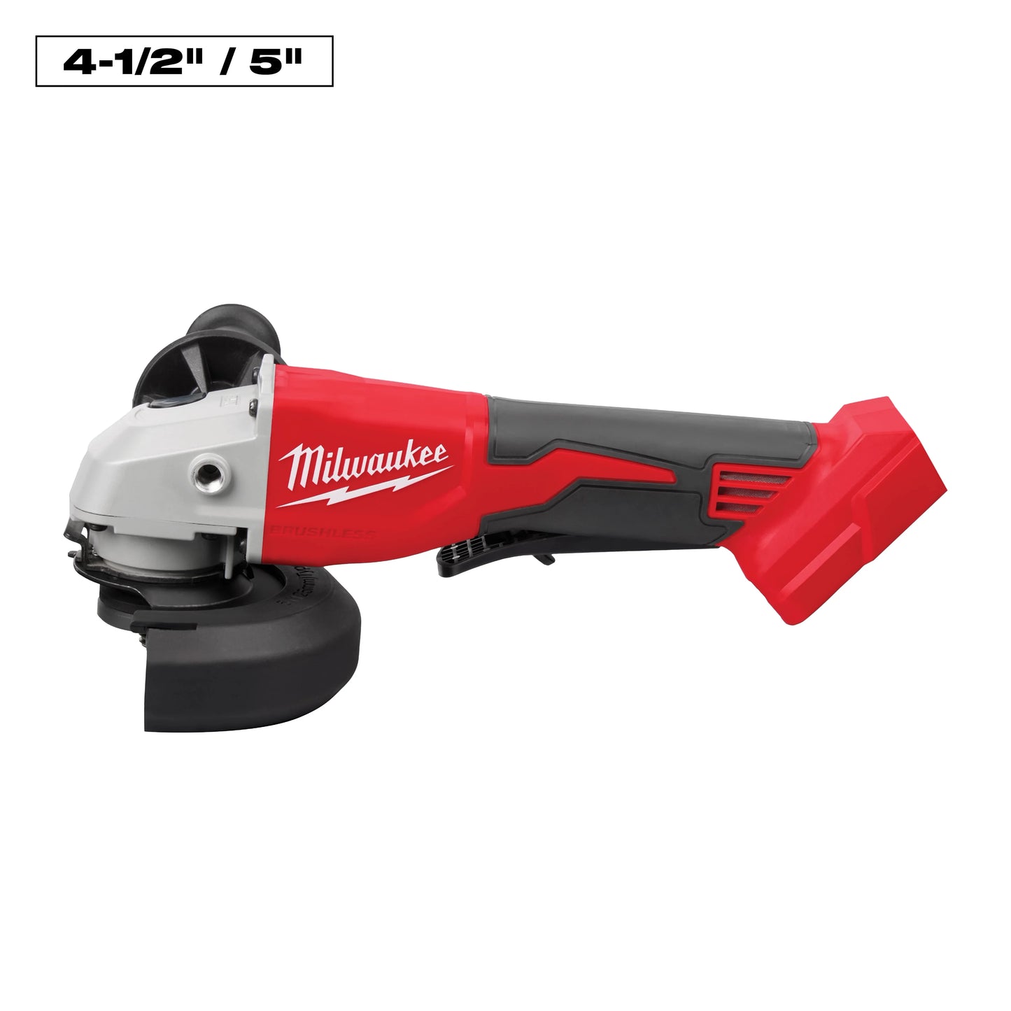 Milwaukee Tool 2686-20 M18™ Brushless 4-1/2" / 5" Cut-Off Grinder, Paddle Switch, 1 EA