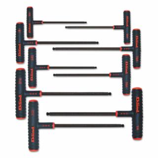 EKLIND TOOL 60809 9 Key Ball Power T Key Set In Vinyl Pouch 9"Arm