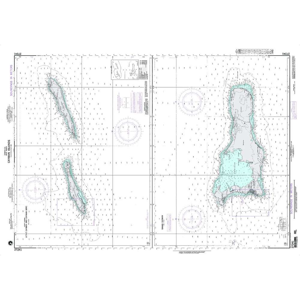Paradise Clay NGA_27241 NGA Chart Little Cayman and Cayman Brac