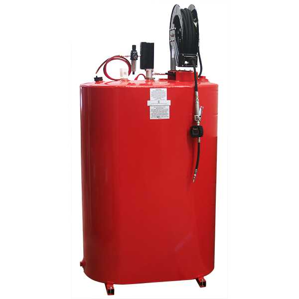 American Lube 275AV-R13D 275-Gallon Single-Wall Vertical Obround Tank Package