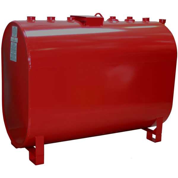 American Lube 275HDW 275-Gallon Double-Wall Horizontal Obround Tank