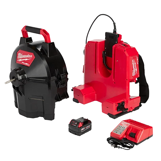 Milwaukee Tool 2775A-211 M18 FUEL™ SWITCH PACK™ Sectional Drum Machine with 5/16” Cable, 1 ST