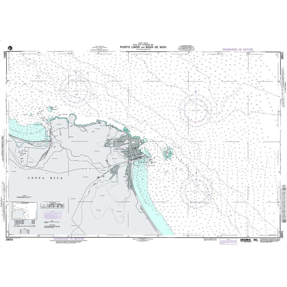 Paradise Clay NGA_28051 NGA Chart Costa Rica - Caribbean Sea
