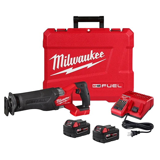 Milwaukee Tool 2821-22 M18 FUEL™ SAWZALL® Reciprocating Saw - 2 Battery XC5.0 Kit, 1 EA