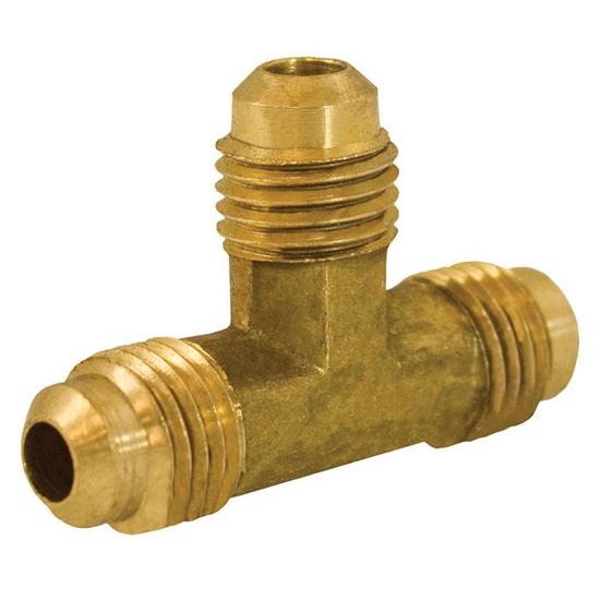 Jones Stephens F40033 1/4" Brass Flare Tee