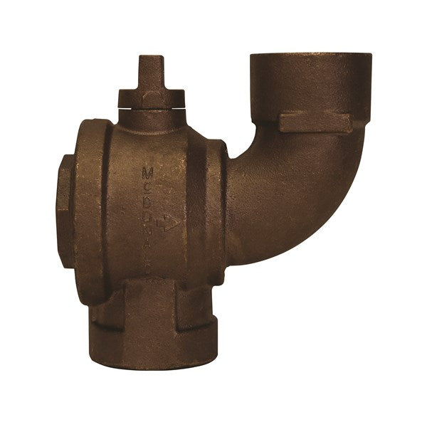 A.Y. McDonald 5126-033 76109Bcapdff 2X1 1/2X2 Blowoff Offset Bv With Drain Fnpt X Fnpt