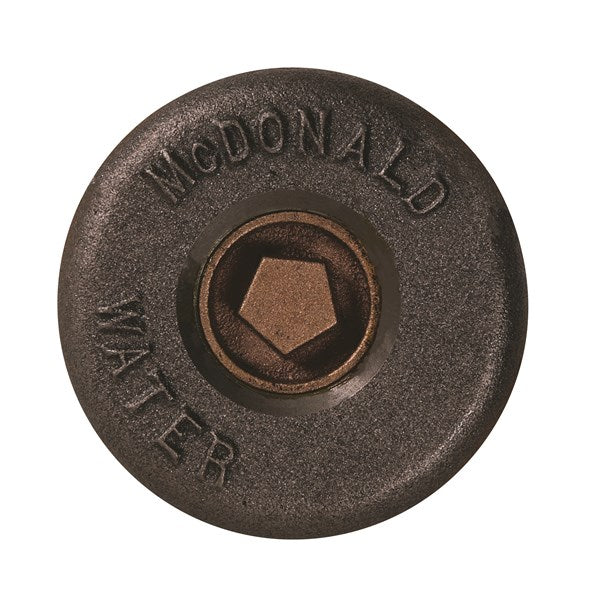 A.Y. McDonald 4510-443 5614Lsk Curb Box Lid Irrigation Pentagon Plug 1 1/4 Tap