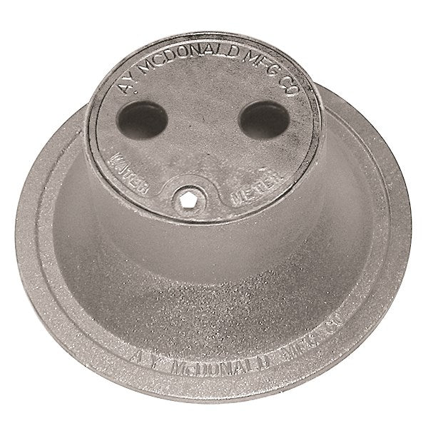 A.Y. McDonald 4173-049 74M32Wtp Frame 18 - Rec Cvr 11.5 Ofst Hl W/Plg W/Plas In Ld