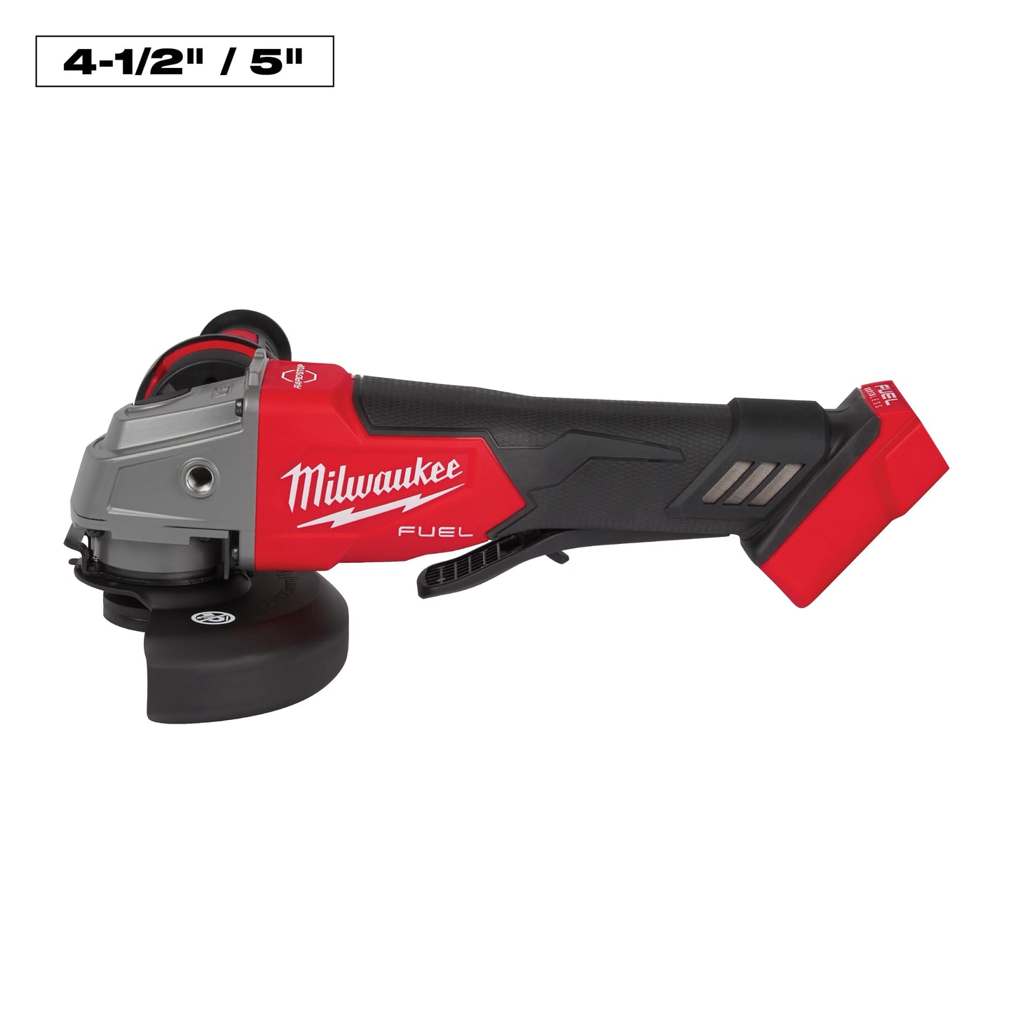 Milwaukee Tool 2880-20 M18 FUEL™ 4-1/2" / 5" Braking Grinder Paddle Switch, No-Lock, 1 EA
