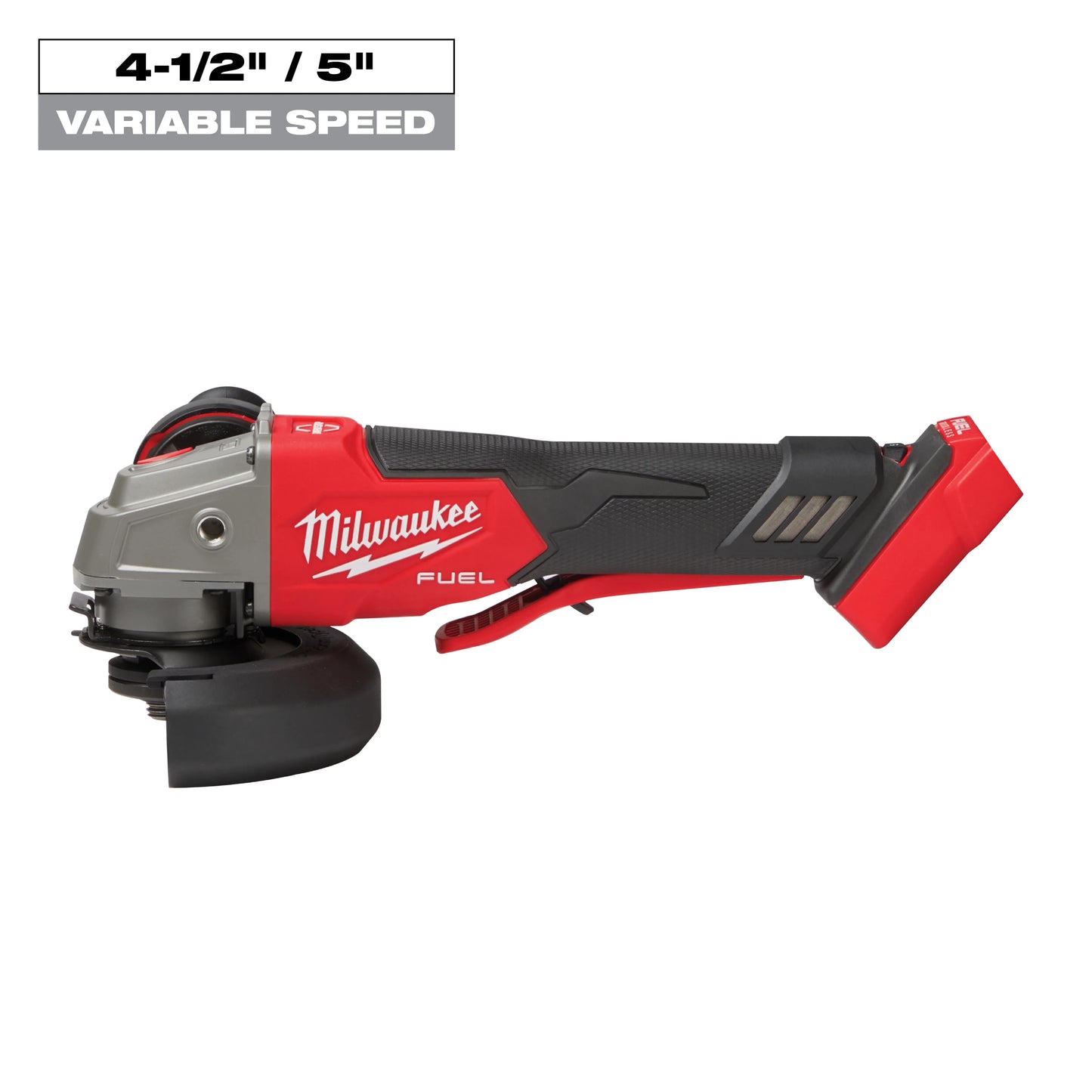 Milwaukee Tool 2888-20 M18 FUEL™ 4-1/2" / 5" Variable Speed Braking Grinder, Paddle Switch No-Lock, 1 EA
