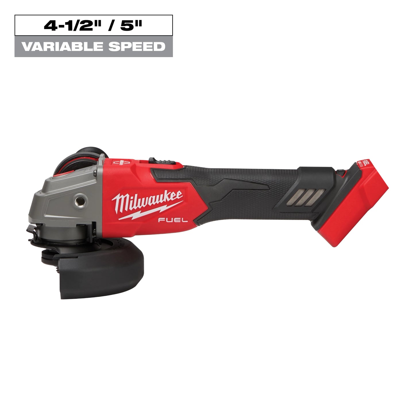 Milwaukee Tool 2889-20 M18 FUEL™ 4-1/2" / 5" Variable Speed Braking Grinder, Slide Switch Lock-On, 1 EA