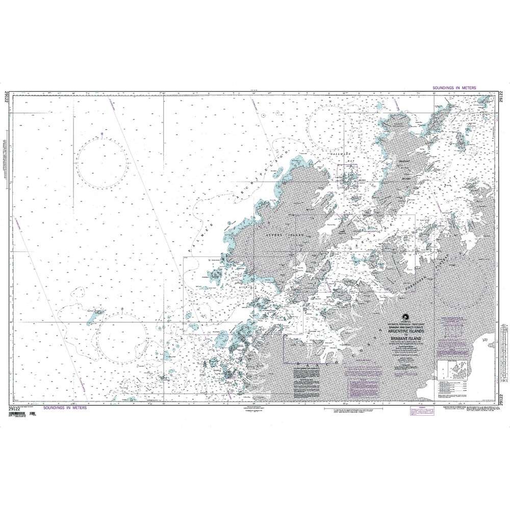 Paradise Clay NGA_29122 NGA Chart Argentine Islands to Brabant Islands