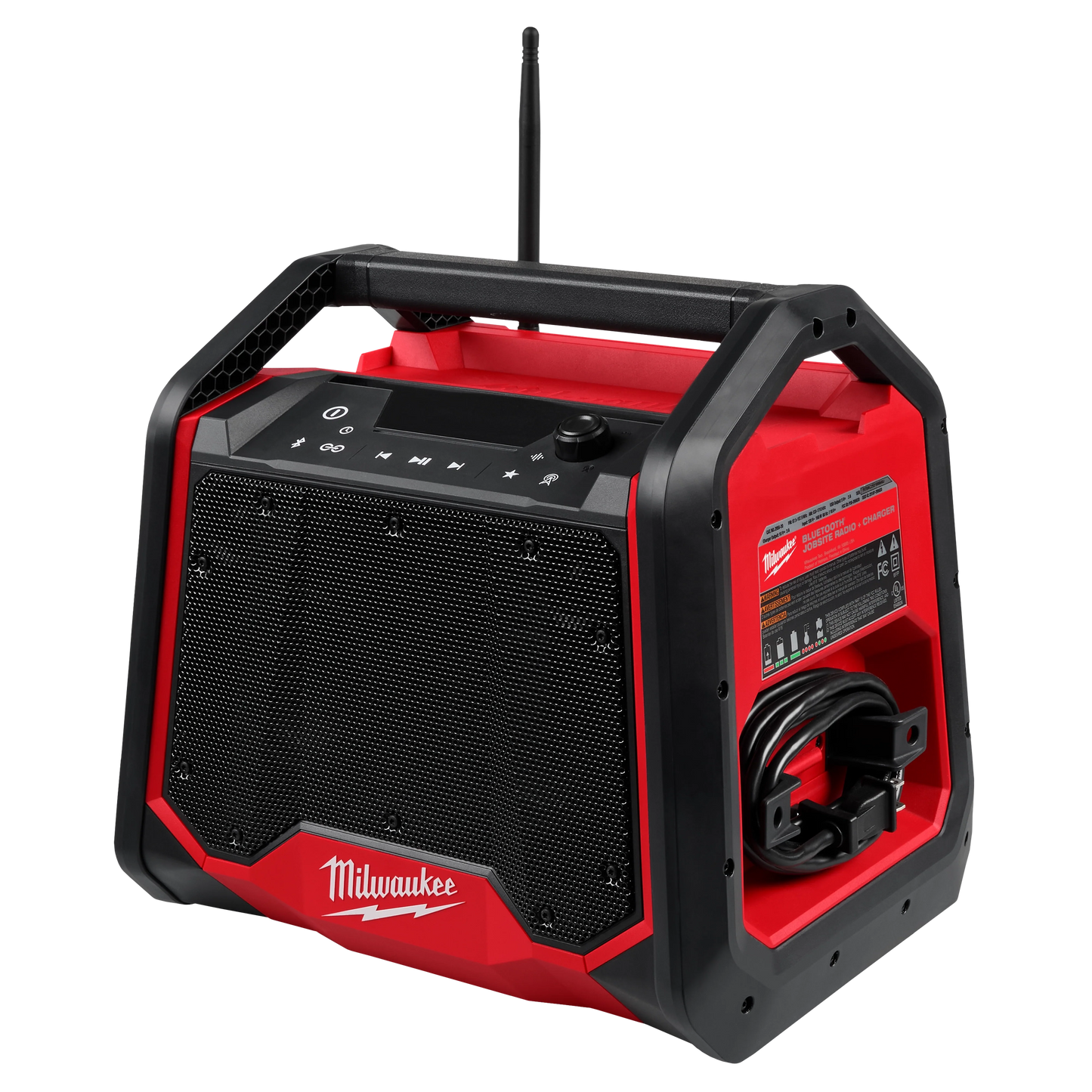 Milwaukee Tool 2956-20 M18 BLUETOOTH® JOBSITE RADIO + CHARGER, 1 EA