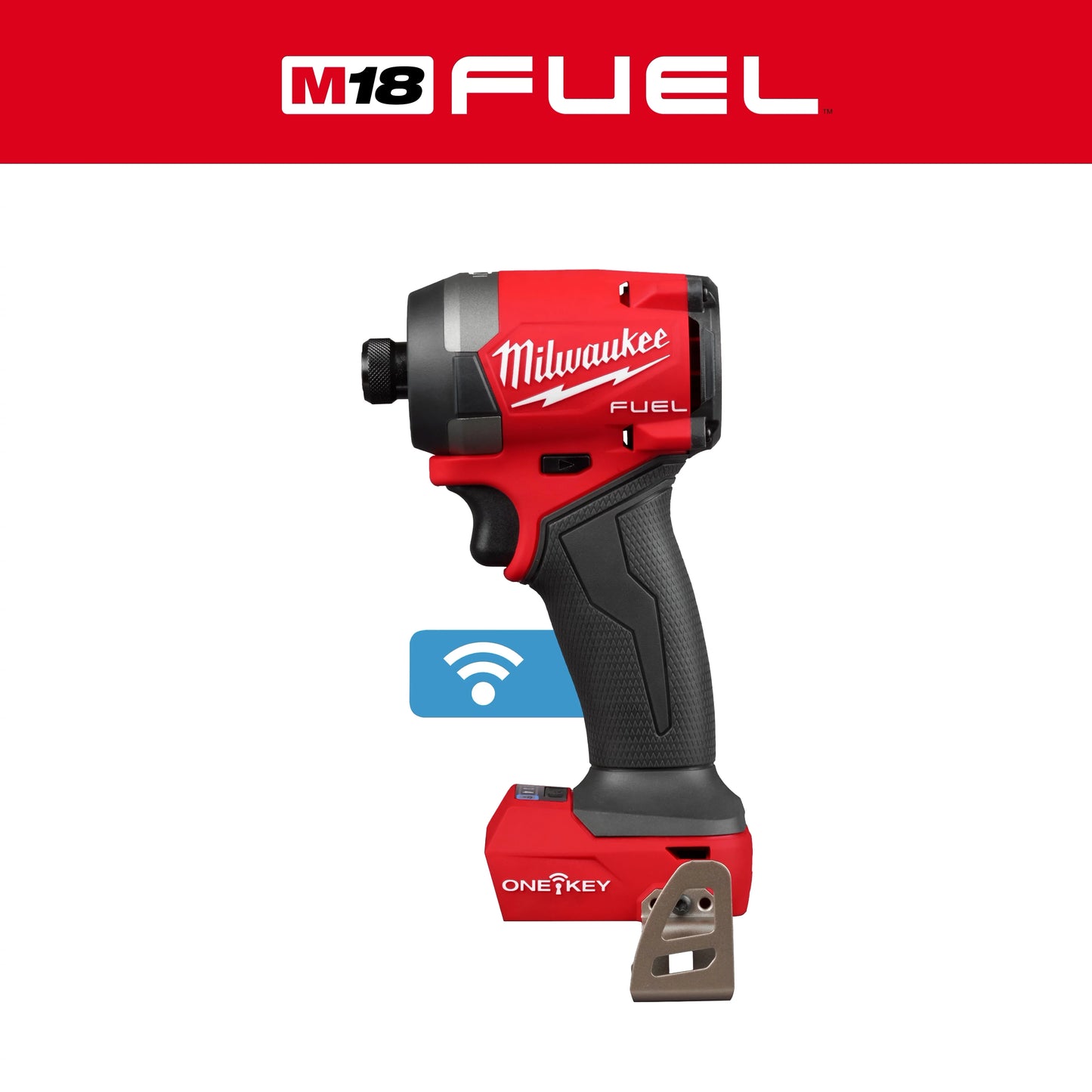 Milwaukee Tool 2957-20 M18 FUEL™ 1/4" Hex Impact Driver w/ ONE-KEY™, 1 EA