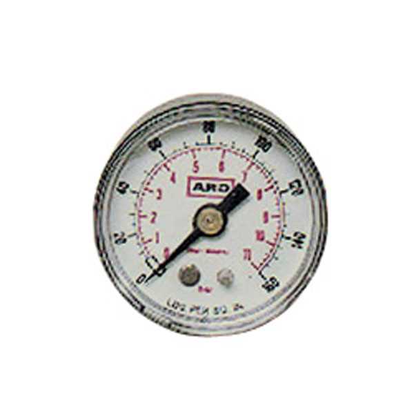 American Lube 29850 1/8" NPT (M) Polycarbonate Air Gauge