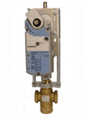Siemens 299-03198 VALVE ASSY 3W MIX 1/2" 1CV EQ PCT/LIN BRASS TRIM FXF, 2-POS ELECT ACT SR