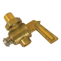 Jones Stephens N01001 1/8" MIP Drain Cock Valve, Lever Handle