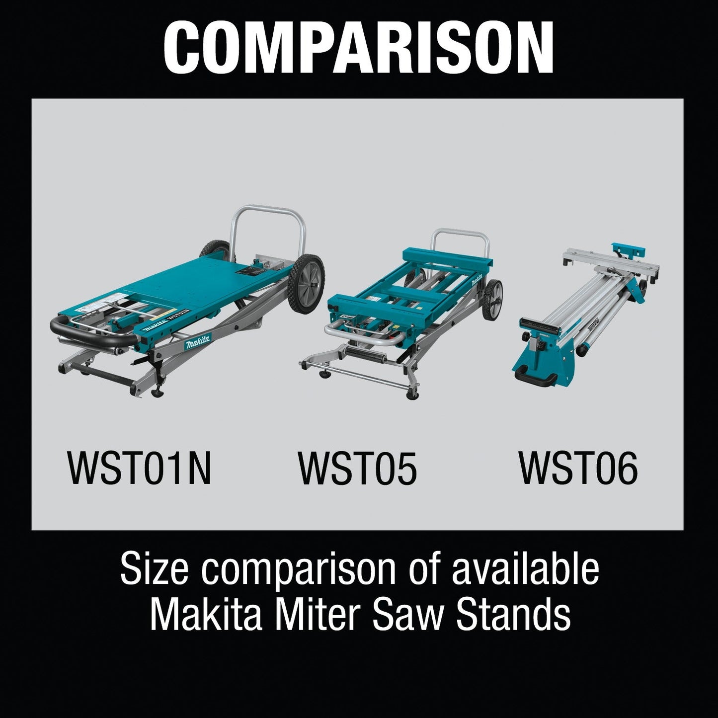 Makita WST01N Large Rising Base Miter Saw Stand