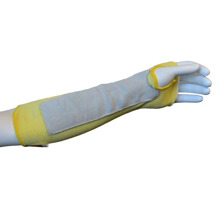 Cordova Safety 3014TLP Sleeve, Kevlar®, Thumb Slot, Leather, 14 Inch, A3