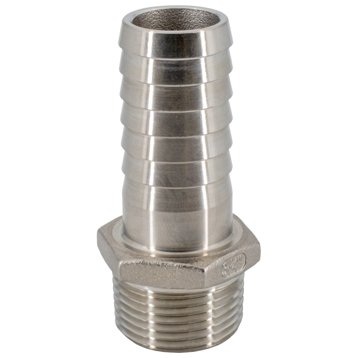 Legend Valves 312-004SS 3/4" .304 Stainless Steel Insert x MNPT Adapter