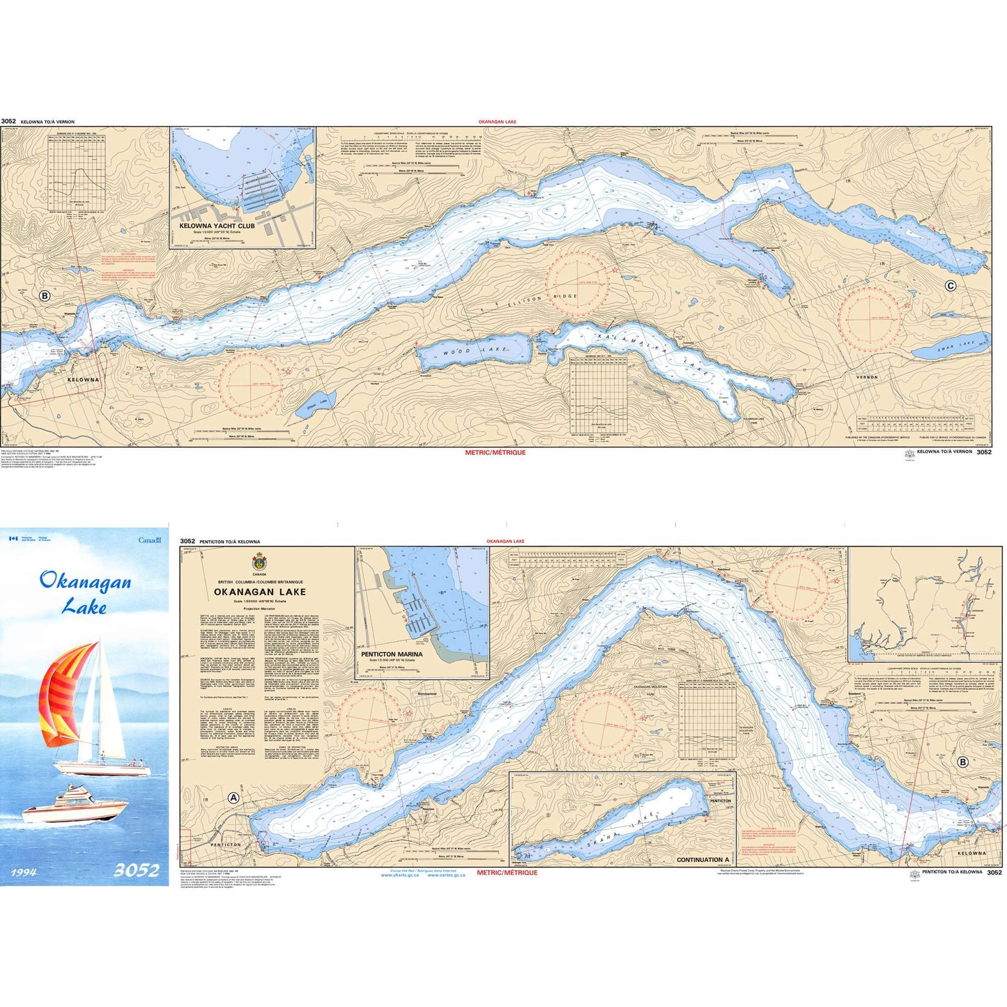 Paradise Clay CAN3052 CHS Chart Okanagan Lake