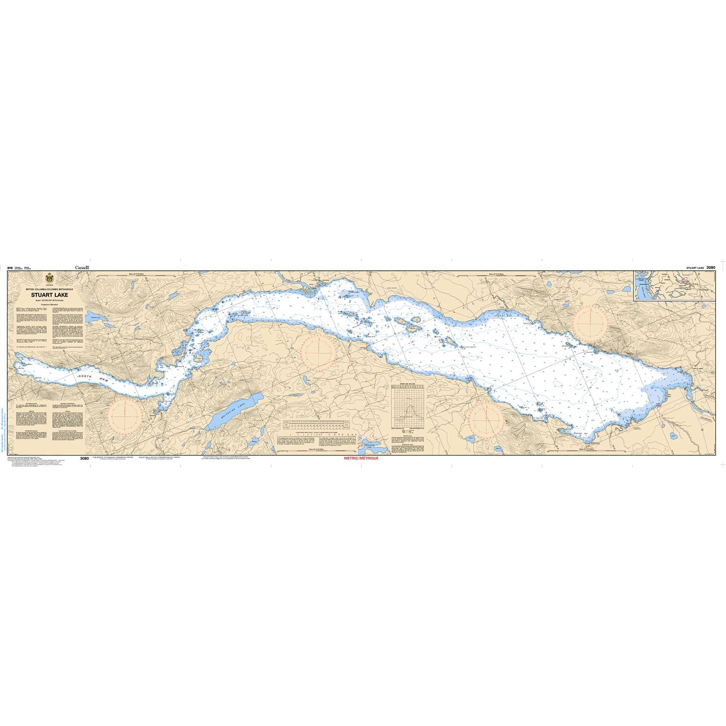 Paradise Clay CAN3080 CHS Chart Stuart Lake