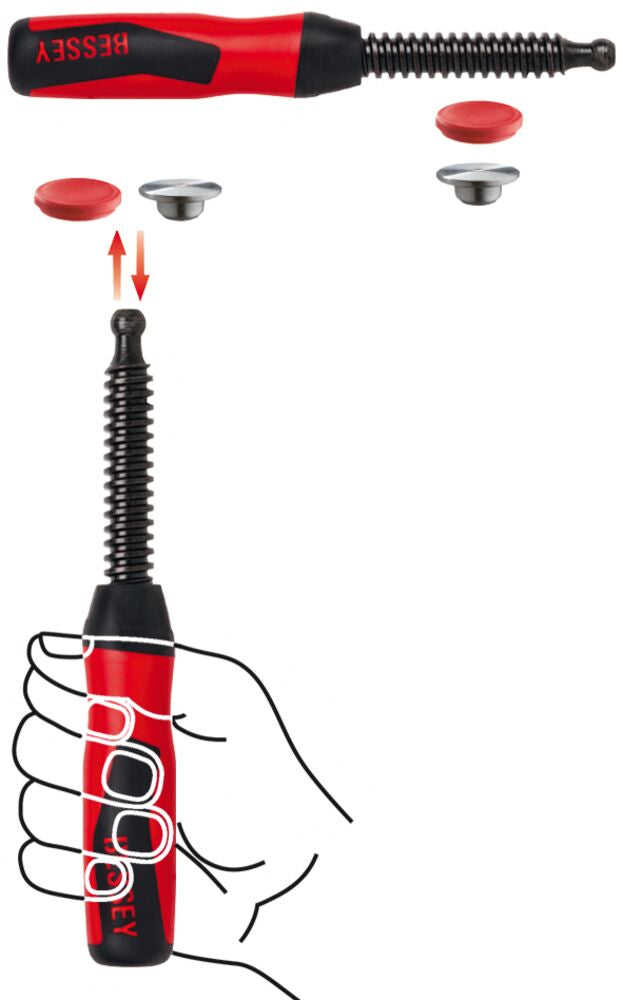 Bessey 3101186 Service part, 2K handle/spindle with pad