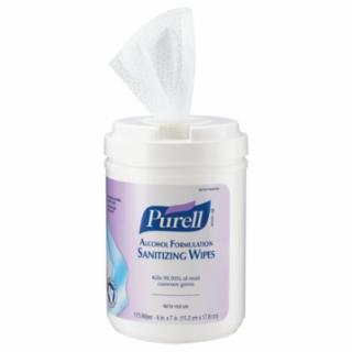 PURELL® 9031-06 Purell Alcohol Formul Sanitiz Wipes (6 EA)