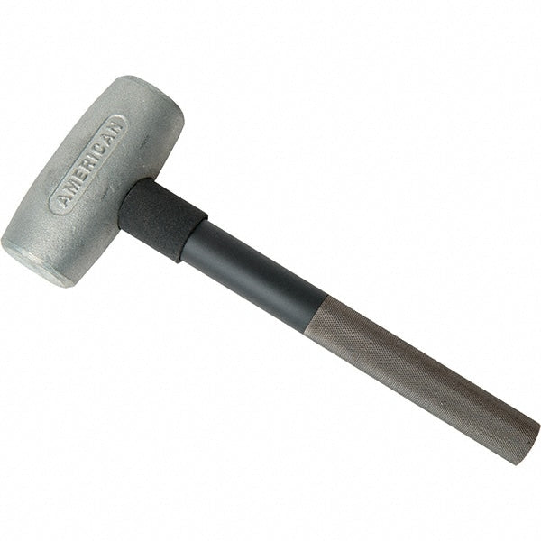 American Hammer AM4LNPG Dead Blow Hammer, 4 lb Head, 2" Face Dia, Lead Head