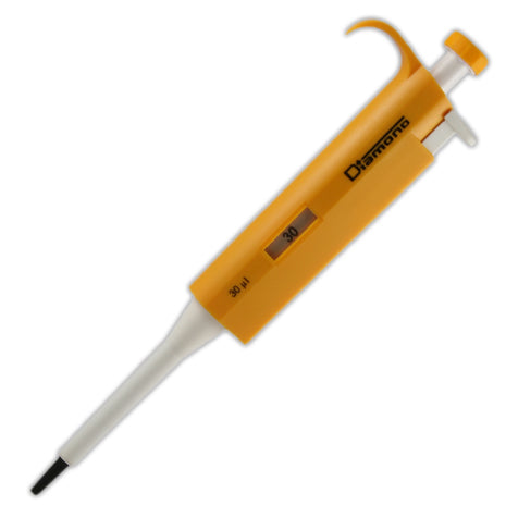 Globe Scientific 3302-30 Pipette Diamond Fixed Volume 30uL Yellow