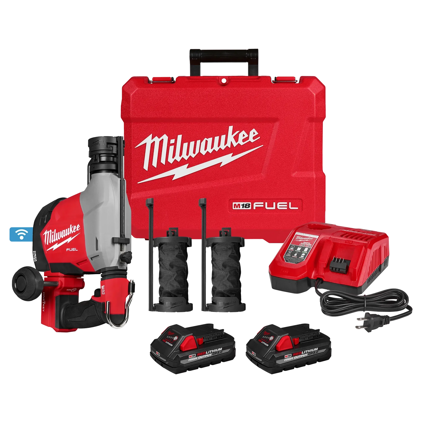 Milwaukee Tool 3311-22 M18 FUEL™ Overhead Rotary Hammer w/ Integrated Dust Extraction, 1 EA