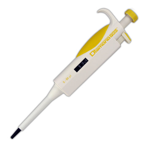 Globe Scientific 3311-5000 Pipette Diamond PRO Adjustable Volume 1000 - 5000uL (1-5mL) Light Green