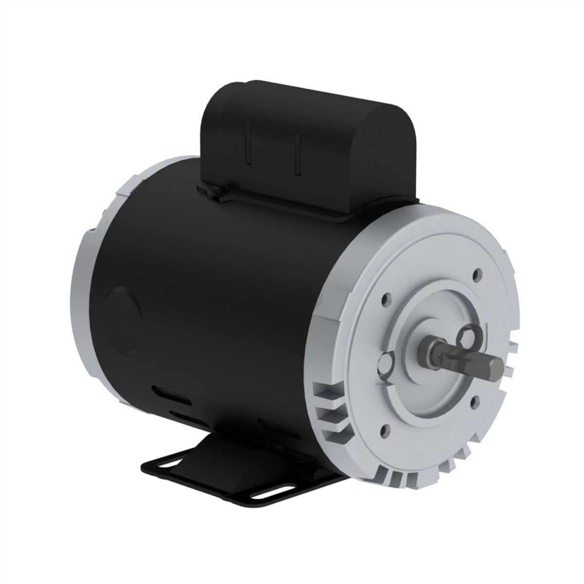 Weg Motors 15508280 Rolled Steel Split Phase 0.33 HP 4P 48 1Ph 115/208-230 V 60 Hz IC410 - TEAO - Foot-mounted-Â .3318AS1BRBPF48-S