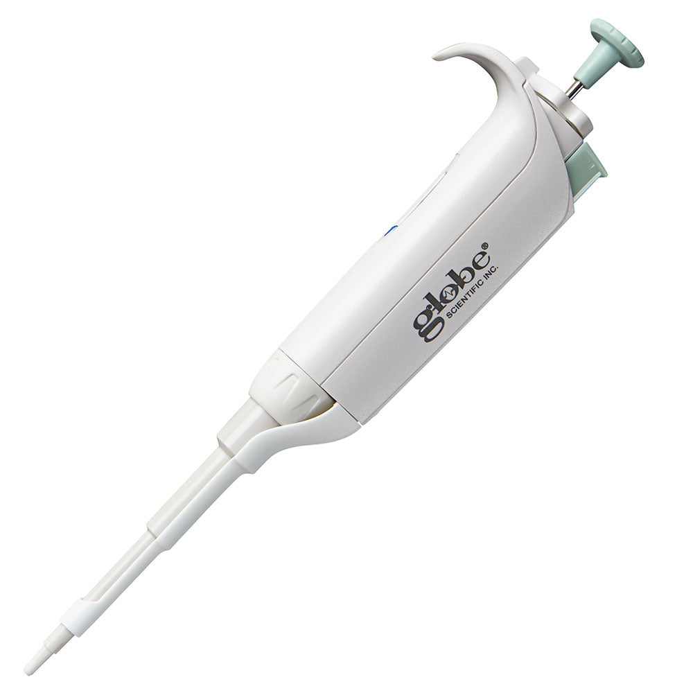 Globe Scientific 3361-1 Pipette Diamond PosiStop Fully Autoclavable Adjustable volume 0.1 - 2.5ul Red