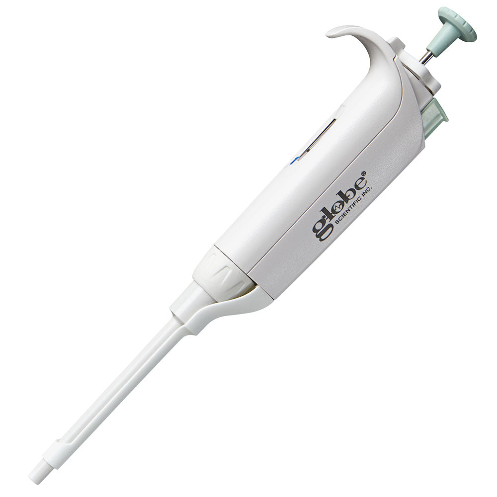 Globe Scientific 3361-50 Pipette Diamond PosiStop Fully Autoclavable Adjustable volume 5 - 50ul Green