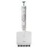 Globe Scientific 3364-200 Pipette Diamond PosiStop Fully Autoclavable 8-Channel Adjustable volume 20 - 200ul Green