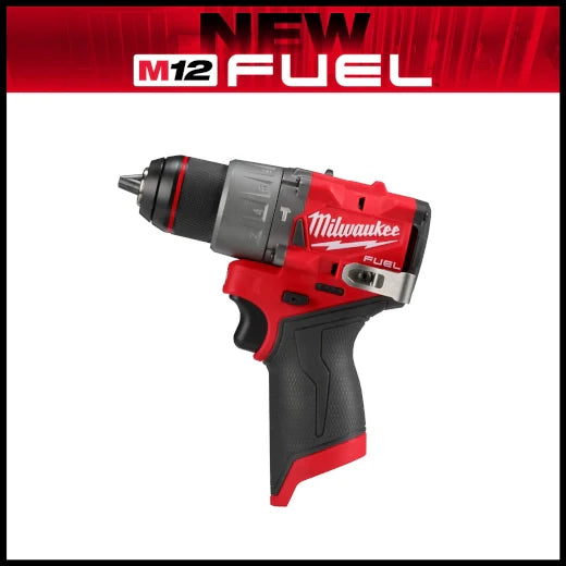 Milwaukee Tool 3404-20 M12 FUEL™ 1/2" Hammer Drill/Driver, 1 EA